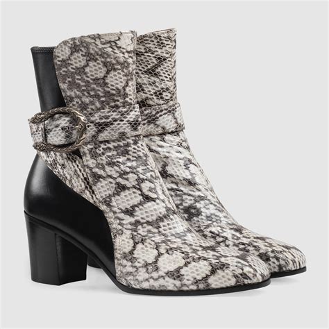 gucci boots with snakes on the bottom|Gucci ankle boots suede.